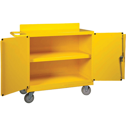 Chariot central de contr&ocirc;le des d&eacute;versements, 18" lo x 38,375" la x 36" h Trail Hammer and Bolt