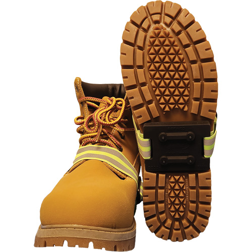 Icetred Mid-Sole Traction Device with Defined Heel, Rubber/Tungsten Carbide, Stud Traction, One Size Trail Hammer and Bolt