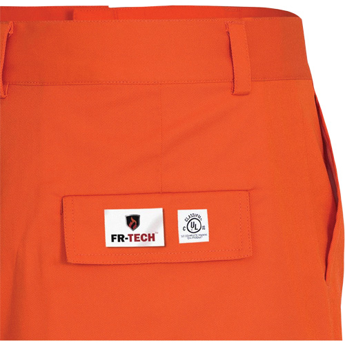 7763 Pantalon de s&eacute;curit&eacute; haute visibilit&eacute; r&eacute;sistant aux arcs &eacute;lectriques FR-Tech 88/12, 32, x 34, Orange haute visibilit&eacute;, 9,7 cal/cm² Trail Hammer and Bolt