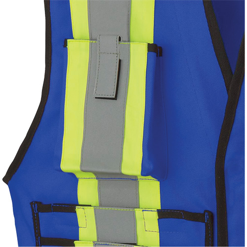 7733 Veste d'arpenteur ignifuge et r&eacute;sistant aux arcs &eacute;lectriques FR-Tech, Petit, Bleu royal, 9,7 cal/cm² Trail Hammer and Bolt