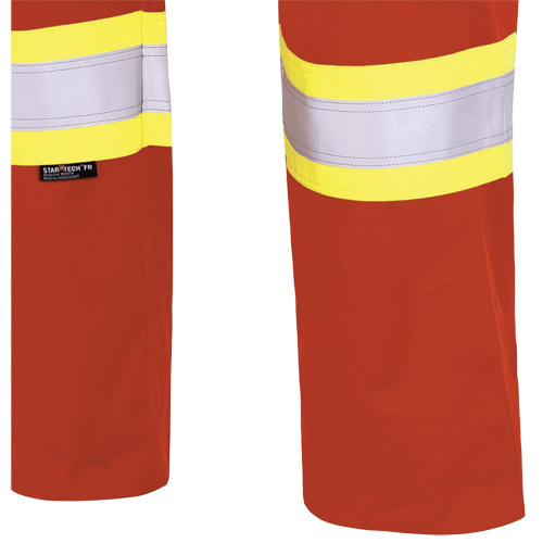 7765 Pantalon cargo de s&eacute;curit&eacute; haute visibilit&eacute; r&eacute;sistant aux arcs &eacute;lectriques FR-Tech 88/12, 30, x 32, Orange haute visibilit&eacute;, 10 cal/cm² Trail Hammer and Bolt