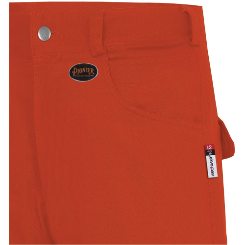7765 Pantalon cargo de s&eacute;curit&eacute; haute visibilit&eacute; r&eacute;sistant aux arcs &eacute;lectriques FR-Tech 88/12, 30, x 32, Orange haute visibilit&eacute;, 10 cal/cm² Trail Hammer and Bolt