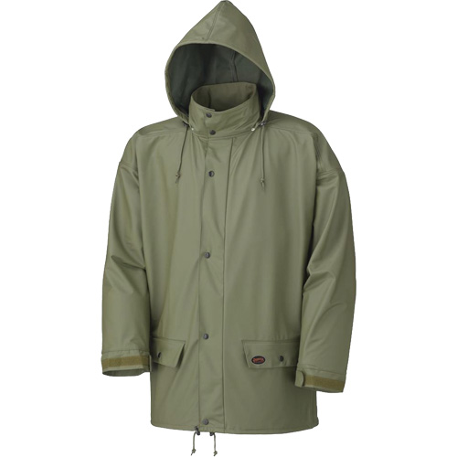 D7000 Veste imperm&eacute;able extensible, Polyur&eacute;thane, T-petit, Vert Trail Hammer and Bolt