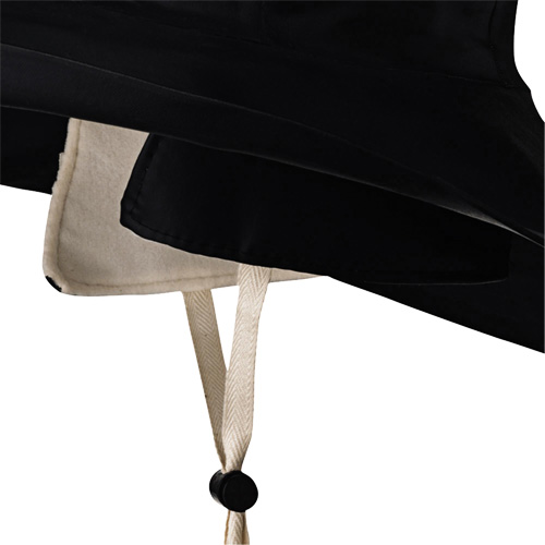 D5050 Black Dry King&reg; Offshore Traditional Sou'wester Hat, Small, Black, Rubber Trail Hammer and Bolt