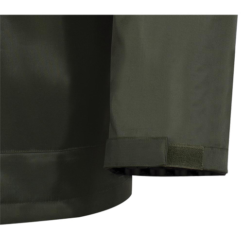 D8120J Manteau &agrave; capuchon ind&eacute;chirable Nailhead pour planteur d'arbres, Polyester/PVC, T-petit, Vert Trail Hammer and Bolt
