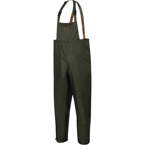 D8120P Nailhead Ripstop Tree Planter Bib Pants, X-Small, Polyester/PVC, Green Trail Hammer and Bolt