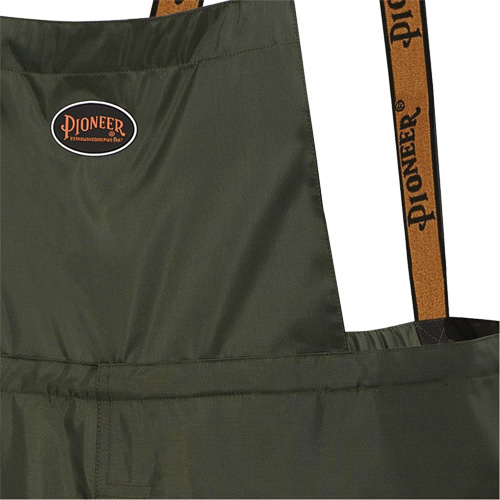 D8120P Nailhead Ripstop Tree Planter Bib Pants, X-Small, Polyester/PVC, Green Trail Hammer and Bolt