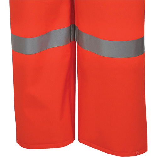576P FR Safety Bib Pants, Small, High Visibility Orange Trail Hammer and Bolt