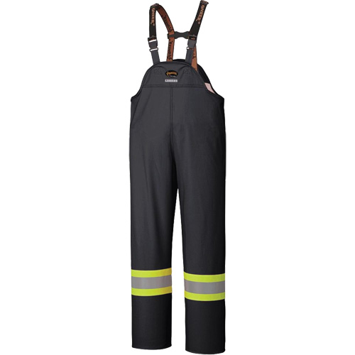 5895BK Salopettes extensibles imperm&eacute;ables et ignifuges, T-petit, Noir Trail Hammer and Bolt