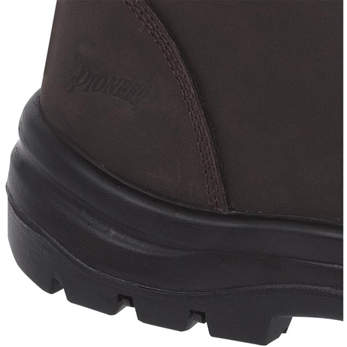 1028 Bottes de travail 8" marron, Cuir, Embout Acier, Taille 10 Trail Hammer and Bolt