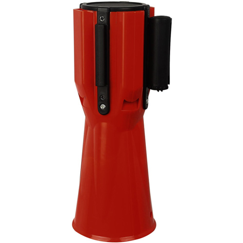 2308 Traffic Cone Topper with 10' Barricade Tape Trail Hammer and Bolt
