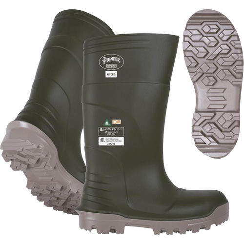 B105FUL.GR Bottes Pioneer Ultra, Polyur&eacute;thane, Embout Acier/Composite, Pointure 6, Semelle R&eacute;sistant aux perforations Trail Hammer and Bolt