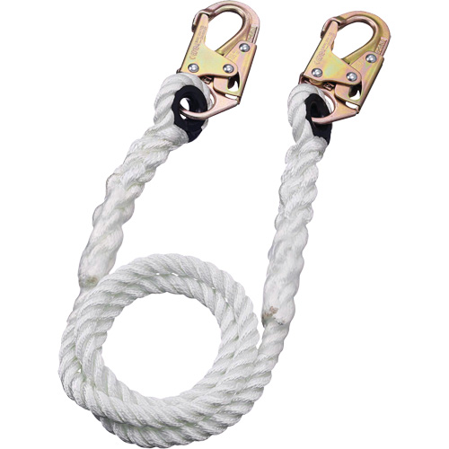 LAN-1222-6 Rope Restraint Lanyard, 1 Legs, 6', CSA Class A Trail Hammer and Bolt