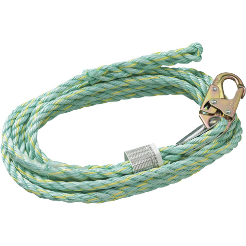 VL-1125-50 Cordage de s&eacute;curit&eacute; vertical, Copolym&egrave;re Trail Hammer and Bolt