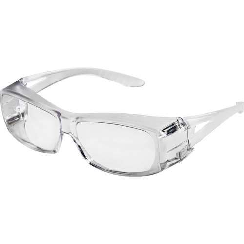 X350 Lunettes de s&eacute;curit&eacute; OTG, Lentille Transparent, Anti-&eacute;gratignures, ANSI Z87+/R&eacute;pond ou surpasse la norme CSA Z94.3 Trail Hammer and Bolt
