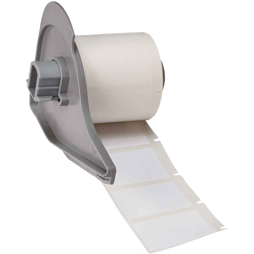 &eacute;tiquettes polyvalentes pour environnements difficiles, Polyester, 1,5" lo x 1" h, Blanc Trail Hammer and Bolt