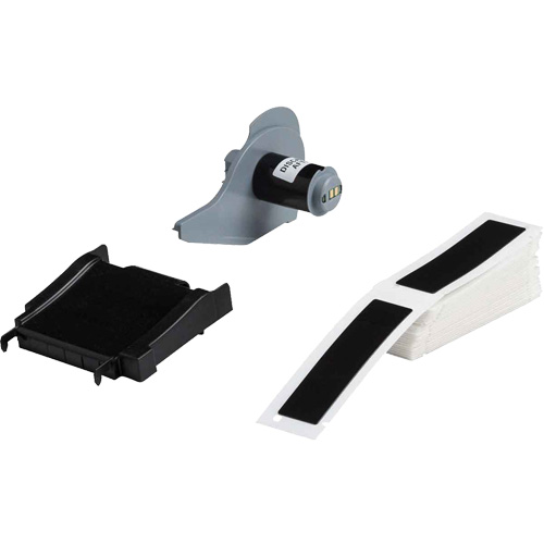 &eacute;tiquettes sur&eacute;lev&eacute;s pour panneaux, Polyester, 1" lo x 4" h, Noir Trail Hammer and Bolt