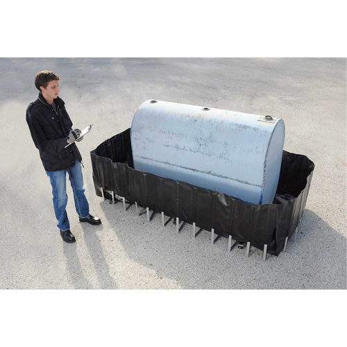 Conteneur flexible pour r&eacute;servoir de carburant sans drain Ultra-550 Containment Sump, 102" lo x 72" la, 650 gal. US Capacit&eacute; Trail Hammer and Bolt