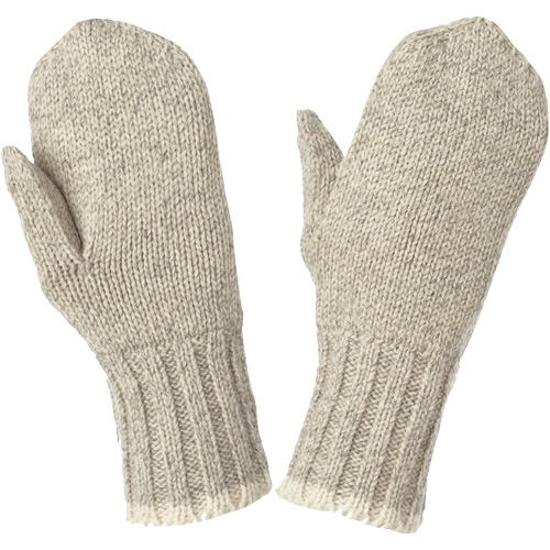 Brushed Rag Wool Lined Mitts, Size Large, Mitt Trail Hammer and Bolt