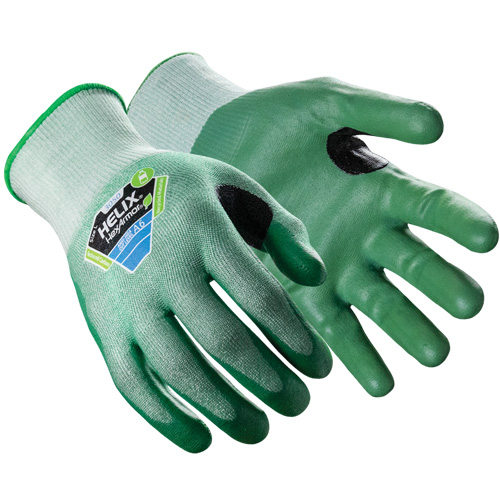 Gants r&eacute;sistants aux coupures Helix 3050, Taille 6/T-petit, Calibre 18, Rev&ecirc;tement Nitrile, Enveloppe en Polyester/Fibre de verre/PEHP, ASTM ANSI niveau A6 Trail Hammer and Bolt