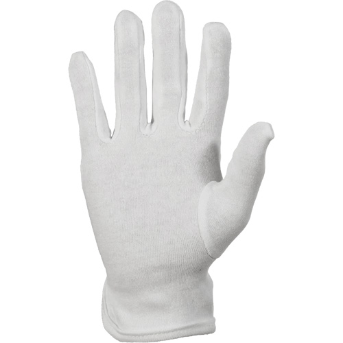 Classic Inspectors Parade Gloves, Cotton/Nylon, Unhemmed Cuff, 8/Medium Trail Hammer and Bolt