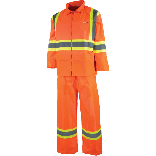 V&ecirc;tement imperm&eacute;able &eacute;tanche, Nylon/PVC, T-petit, Orange haute visibilit&eacute; Trail Hammer and Bolt