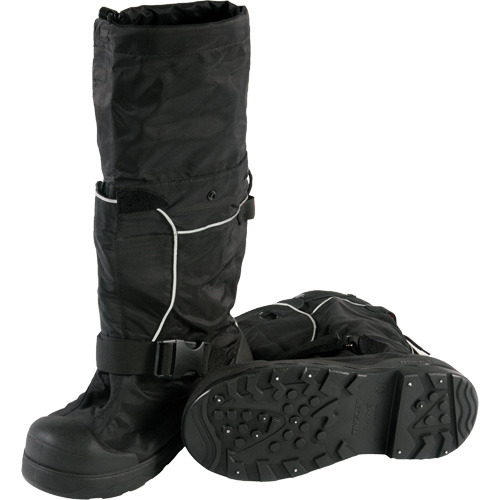 Winter-Tuff Orion XT Ice Traction Overshoe with Gaiter, Nylon/Polyurethane, Hook and Loop Trail Hammer and Bolt