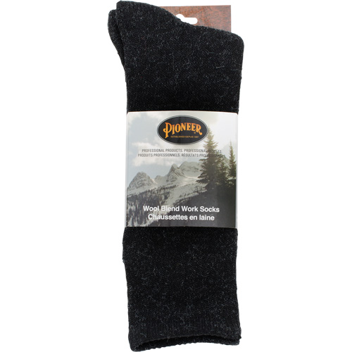 124B Thermal Socks, Unisex, One Size, Black, Wool Blend Trail Hammer and Bolt