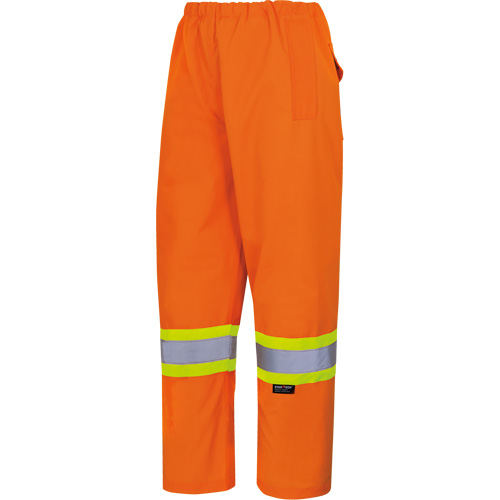 5576 450D Waterproof Safety Pants, Polyester/Polyurethane, Small, High Visibility Orange Trail Hammer and Bolt