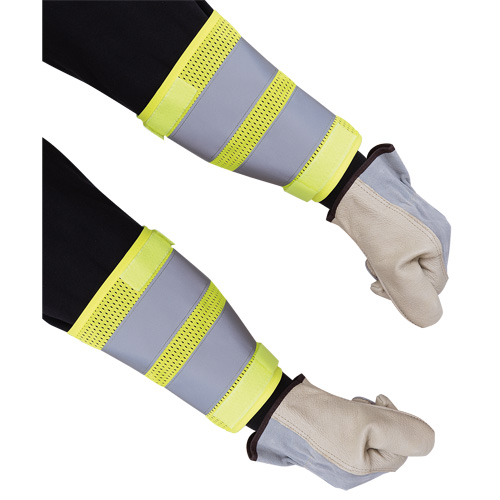 164A High-Visibility Yellow 8" Traffic Cuffs Trail Hammer and Bolt
