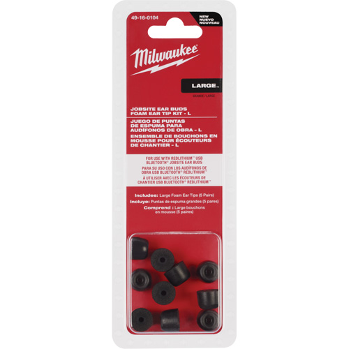 Large Jobsite Ear Buds Ear Tip Kits Trail Hammer and Bolt