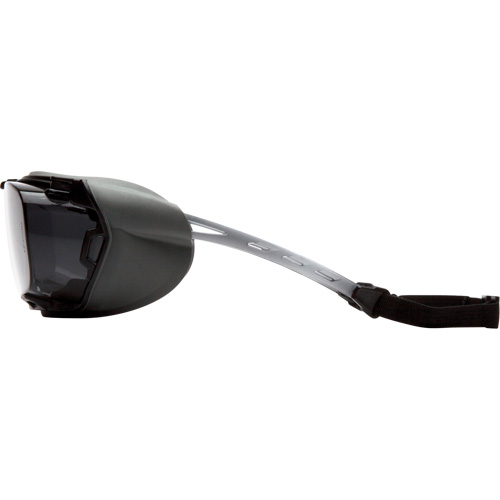 Cappture Plus Safety Goggles, Grey Lens, Anti-Fog, Closed Vent Trail Hammer and Bolt