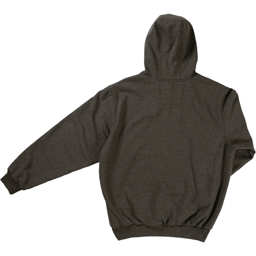 Water Repellent Fleece Pullover Hoodie, Men's, Small, Grey Trail Hammer and Bolt