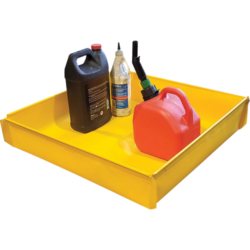 Plateau utilitaire flexible, 36" lo x 36" la x Cap. de d&eacute;versement 15 gal. US Trail Hammer and Bolt
