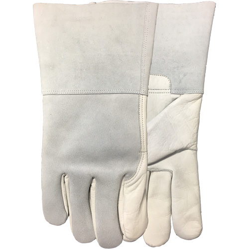 Gants d'ajusteur Fabulous Fabricator 2757E, Petit, Paume en Cuir fleur de vache, Doublure en Molleton de coton Trail Hammer and Bolt