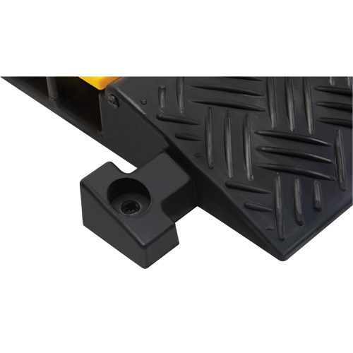 Polyurethane Cable Protector, 3 Channels, 35.43" L x 19.69" W x 3" H Trail Hammer and Bolt