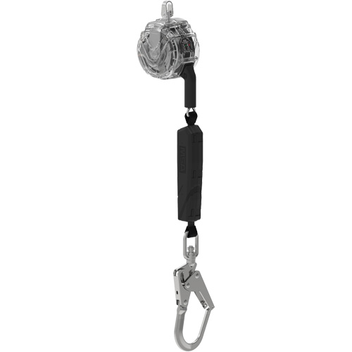 C&acirc;ble de limiteur de chute personnel 36CLS V-TEC, 10', Acier galvanis&eacute;, Pivotant Trail Hammer and Bolt