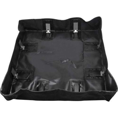 Berme repliable, Capacit&eacute; 538,5 gal. US, 12' la x 12' lo x 6" h, Support &agrave; encliqueter Trail Hammer and Bolt