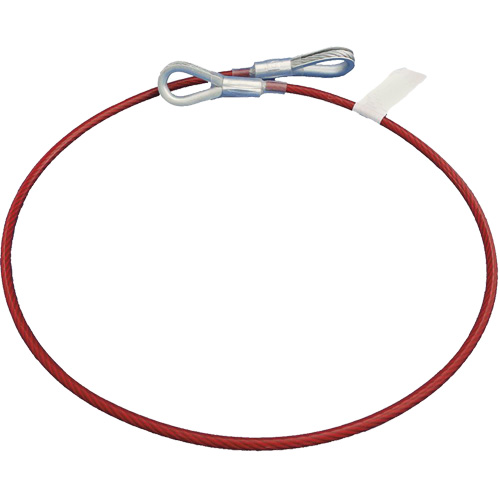 AS-21000-6 PeakWorks&reg; 6' Cable Anchor with Eye-End Configuration, Sling Trail Hammer and Bolt