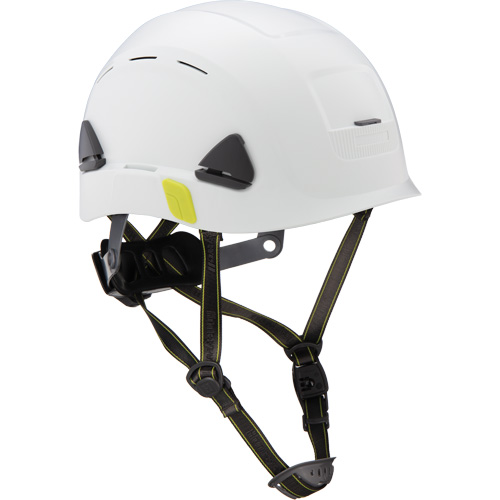 Casque de s&eacute;curit&eacute; d'escalade Fibre Metal, R&eacute;pond aux normes CSA type 2, Suspension Rochet, Ventil&eacute; Trail Hammer and Bolt