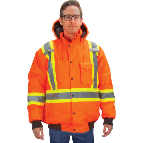 Parka d'hiver imperm&eacute;able 7-en-1, Orange haute visibilit&eacute;, Grand Trail Hammer and Bolt