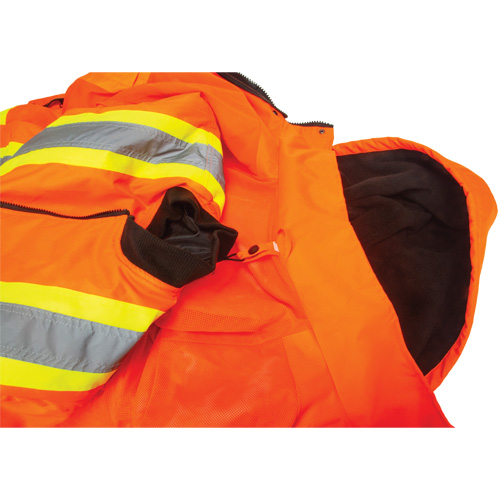Parka d'hiver imperm&eacute;able 7-en-1, Orange haute visibilit&eacute;, Grand Trail Hammer and Bolt