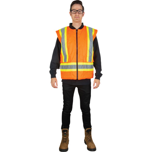Parka d'hiver imperm&eacute;able 7-en-1, Orange haute visibilit&eacute;, Grand Trail Hammer and Bolt