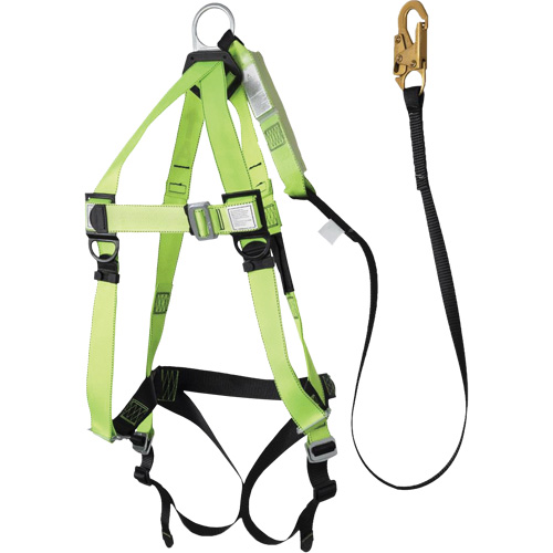FBH-10000A5440-6 6' Class A Harness & Lanyard with 220 lbs. Capacity, Harness/Lanyard Combo Trail Hammer and Bolt