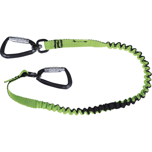 TT-9903 Slim Line Tool Lanyard, Bungee, Dual Carabiner Trail Hammer and Bolt