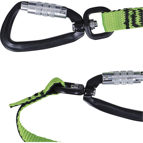 TT-9903 Slim Line Tool Lanyard, Bungee, Dual Carabiner Trail Hammer and Bolt