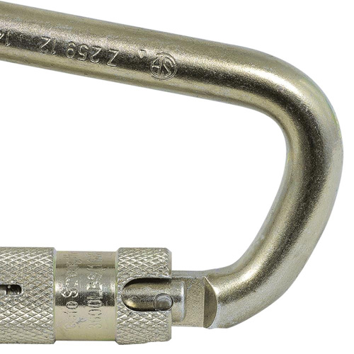 CP-03015-1 Mousqueton zingu&eacute; avec ouverte de portique de 1", Acier Trail Hammer and Bolt