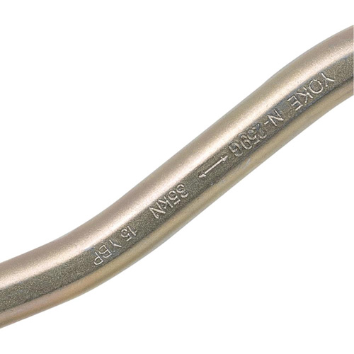 CP-04011-1 Mousqueton zingu&eacute; avec ouverte de portique de 2", Acier Trail Hammer and Bolt
