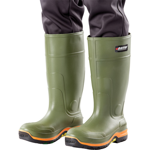 Bottes de s&eacute;curit&eacute; Hercules pour hommes, Polyur&eacute;thane thermique, Embout Aluminium, Pointure 4, Semelle R&eacute;sistant aux perforations Trail Hammer and Bolt