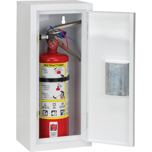 Armoire int&eacute;rieur pour extincteur, 8" la x 18" h x 6" p Trail Hammer and Bolt